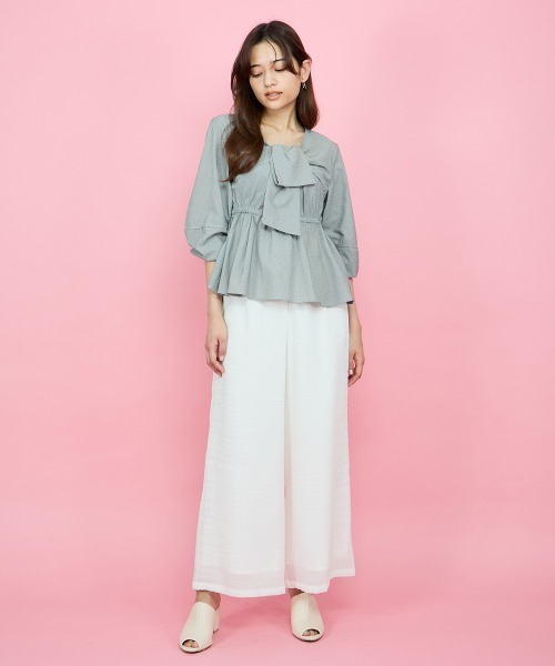 セール】日本製シャーリングイージーパンツ≪手洗い可能≫（その他