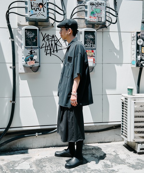SHINYAKOZUKA（シンヤコヅカ）の「別注 HOME BAGGY SHORTS（スウェットパンツ・メンズ・ブラック/グレー・M/S/L）」の10枚目の写真