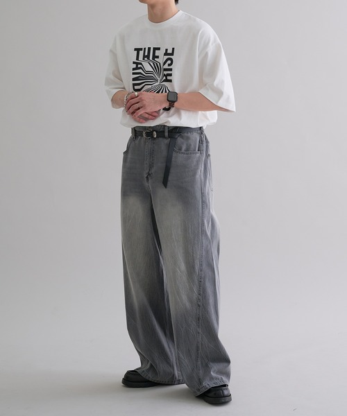 epnok(エプノック)の「グラフィックルーズ半袖Tee(Tシャツ/カットソー・メンズ・ホワイト系3/ブラック系2/ホワイト系1/ホワイト系2/ブラック系1/ブラック系3・SMALL/MEDIUM/LARGE)」の15枚目の写真