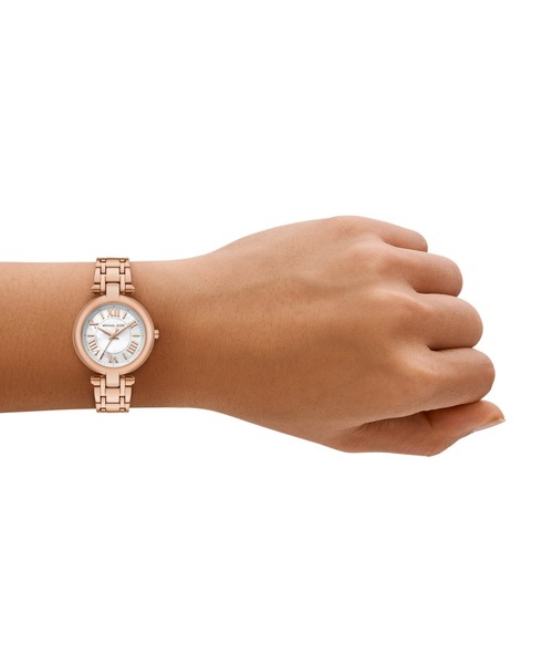 MICHAEL KORS（マイケルコース）の「マイケル・コース 腕時計 レディース アナログ ステンレス MK4893（アナログ腕時計・レディース・ピンクゴールド・FREE）」の2枚目の写真