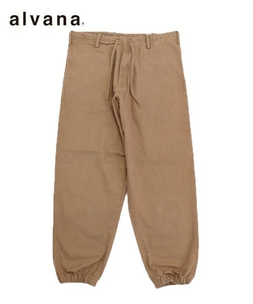 alvana(アルヴァナ)の「【alvana】NATURAL TWILL CHRIS PANTS / ブラウン [ALV-90(その他パンツ・メンズ・ブラウン・2/3)」の2枚目の写真