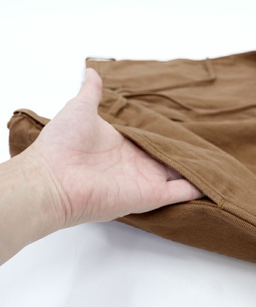 alvana(アルヴァナ)の「【alvana】NATURAL TWILL CHRIS PANTS / ブラウン [ALV-90(その他パンツ・メンズ・ブラウン・2/3)」の7枚目の写真
