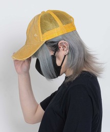 SVEC（シュベック）の「ウォッシュ加工ダメージメッシュキャップ（キャップ）」