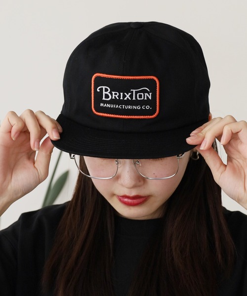 BRIXTON(ブリクストン)の「BRIXTON/ブリクストン GRADE HP SNPK キャップ(キャップ・メンズ・ブラウン/ブラック・ONE SIZE)」の2枚目の写真