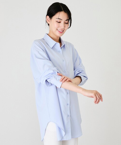 Jayro(ジャイロ)の「ラッシュガード無地シャツ(シャツ/ブラウス・レディース・ブルー/イエロー/ホワイト系その他・M)」の22枚目の写真