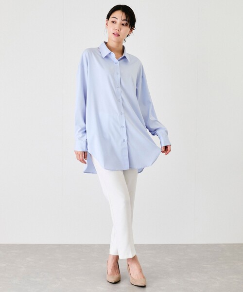Jayro(ジャイロ)の「ラッシュガード無地シャツ(シャツ/ブラウス・レディース・ブルー/イエロー/ホワイト系その他・M)」の18枚目の写真