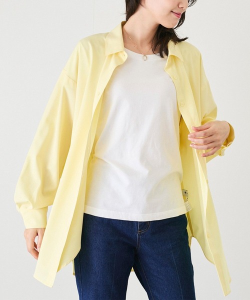 Jayro(ジャイロ)の「ラッシュガード無地シャツ(シャツ/ブラウス・レディース・ブルー/イエロー/ホワイト系その他・M)」の1枚目の写真