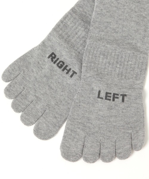 GLOBAL WORK（グローバルワーク）の「5本指ソックス/329087（ソックス/靴下・メンズ・ブラック/グレー/アイボリー・FREE）」の6枚目の写真