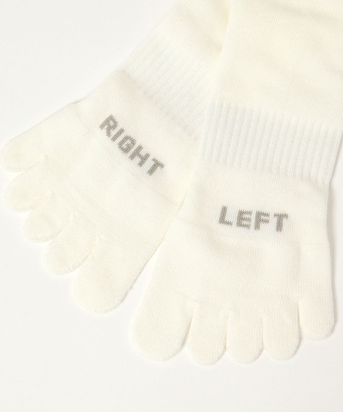 GLOBAL WORK（グローバルワーク）の「5本指ソックス/329087（ソックス/靴下・メンズ・ブラック/グレー/アイボリー・FREE）」の5枚目の写真