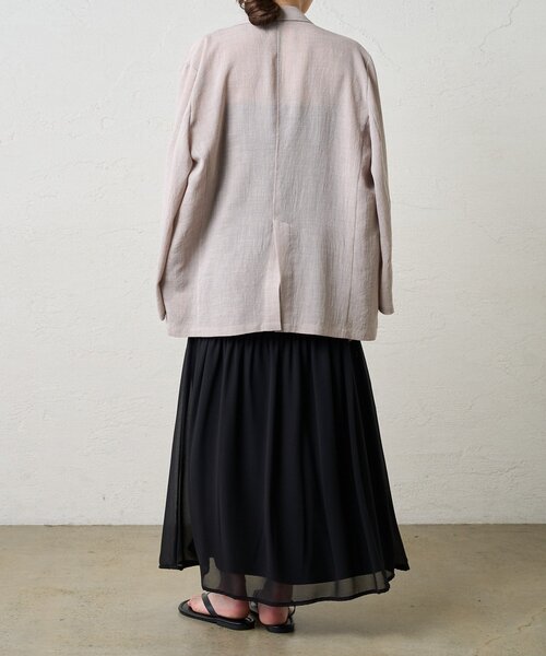 SHENERY（シーナリー）の「2WAYレイヤードフレアスカート（スカート・レディース・オフホワイト/ブラック・38/36）」の15枚目の写真