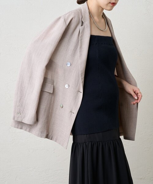 SHENERY（シーナリー）の「2WAYレイヤードフレアスカート（スカート・レディース・オフホワイト/ブラック・38/36）」の18枚目の写真