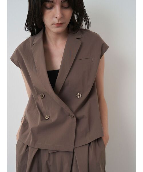 ELENDEEK（エレンディーク）の「テーラーカラーブラウス【セットアップ対応】（シャツ/ブラウス・レディース・ブラウン/ブラック・FREE）」の7枚目の写真