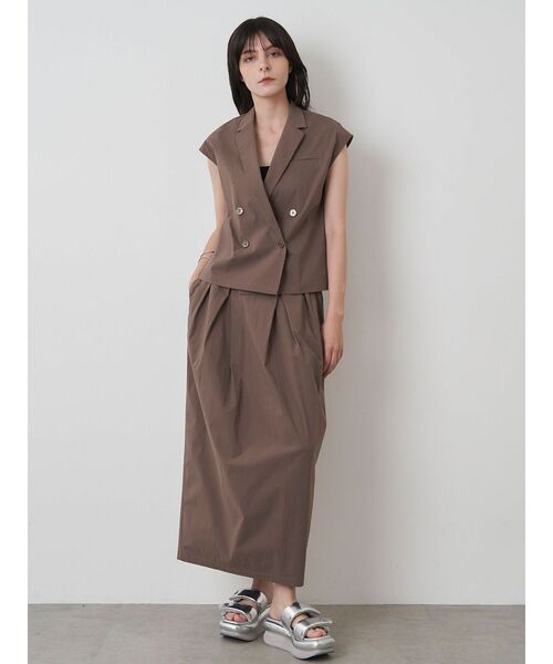 ELENDEEK（エレンディーク）の「テーラーカラーブラウス【セットアップ対応】（シャツ/ブラウス・レディース・ブラウン/ブラック・FREE）」の8枚目の写真