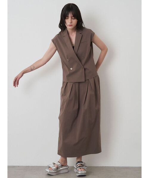 ELENDEEK（エレンディーク）の「テーラーカラーブラウス【セットアップ対応】（シャツ/ブラウス・レディース・ブラウン/ブラック・FREE）」の9枚目の写真