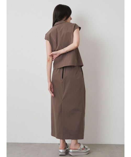 ELENDEEK（エレンディーク）の「テーラーカラーブラウス【セットアップ対応】（シャツ/ブラウス・レディース・ブラウン/ブラック・FREE）」の10枚目の写真