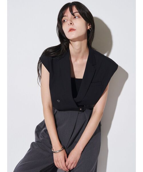 ELENDEEK（エレンディーク）の「テーラーカラーブラウス【セットアップ対応】（シャツ/ブラウス・レディース・ブラウン/ブラック・FREE）」の13枚目の写真