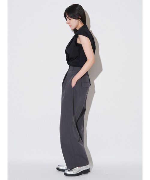 ELENDEEK（エレンディーク）の「テーラーカラーブラウス【セットアップ対応】（シャツ/ブラウス・レディース・ブラウン/ブラック・FREE）」の16枚目の写真