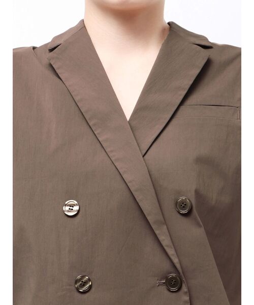 ELENDEEK（エレンディーク）の「テーラーカラーブラウス【セットアップ対応】（シャツ/ブラウス・レディース・ブラウン/ブラック・FREE）」の21枚目の写真