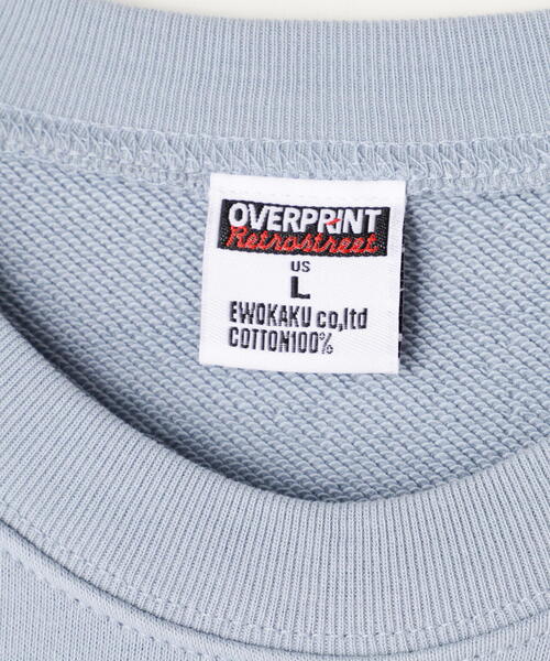 over print(オーバープリント)の「overprint/オーバープリント/EACH OTHER SWEATSHIRTS(スウェット・レディース・その他18/ブルー・L/XL/M)」の13枚目の写真