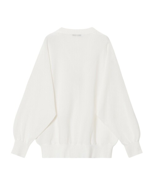 ANAYI（アナイ）の「コットンアセテートＶネック カーディガン（カーディガン/ボレロ・レディース・グレイッシュベージュ/ブラック/ホワイト・38/36）」の7枚目の写真