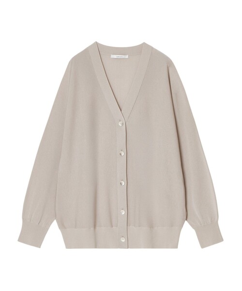 ANAYI（アナイ）の「コットンアセテートＶネック カーディガン（カーディガン/ボレロ・レディース・グレイッシュベージュ/ブラック/ホワイト・38/36）」の10枚目の写真