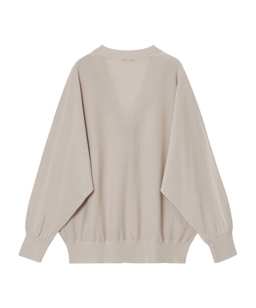 ANAYI（アナイ）の「コットンアセテートＶネック カーディガン（カーディガン/ボレロ・レディース・グレイッシュベージュ/ブラック/ホワイト・38/36）」の11枚目の写真