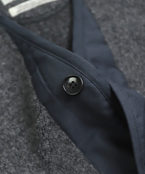 OMNIGOD（オムニゴッド）の「[OMNIGOD womens / オムニゴッド] リサイクルウールパイル ミリタリーカーディガン（カーディガン/ボレロ・レディース・ブラック/ブラウン/グレー・0）」の5枚目の写真