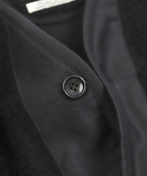 OMNIGOD（オムニゴッド）の「[OMNIGOD womens / オムニゴッド] リサイクルウールパイル ミリタリーカーディガン（カーディガン/ボレロ・レディース・ブラック/ブラウン/グレー・0）」の11枚目の写真