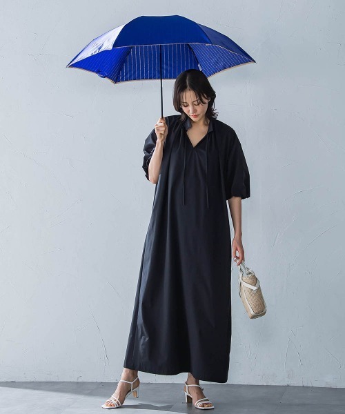 LAUTREAMONT(ロートレアモン)の「【晴れ軽】撥水UVワンピース≪UV/接触冷感/撥水性/洗濯機で洗える≫(ワンピース・レディース・ブラック/ブルー/ブラウン・9号)」の15枚目の写真