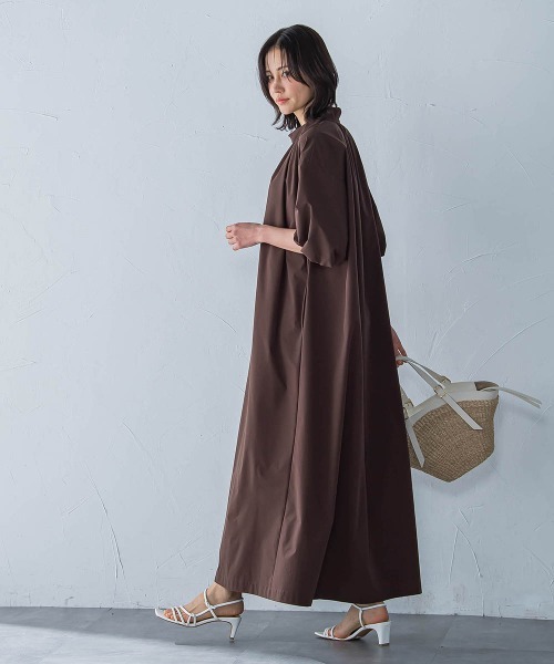 LAUTREAMONT(ロートレアモン)の「【晴れ軽】撥水UVワンピース≪UV/接触冷感/撥水性/洗濯機で洗える≫(ワンピース・レディース・ブラック/ブルー/ブラウン・9号)」の18枚目の写真