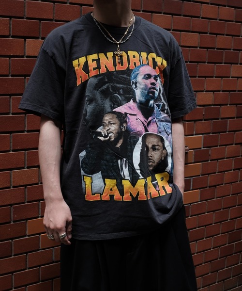 THRIFTY LOOK(スリフティールック)の「THRIFTY LOOK スリフティルック / THRIFTY"KENDRICK LAMAR"TEE ケンドリック・ラマー(Tシャツ/カットソー・メンズ・ブラック系1/ブラック/ブラック系2・MEDIUM/LARGE/X-LARGE)」の10枚目の写真