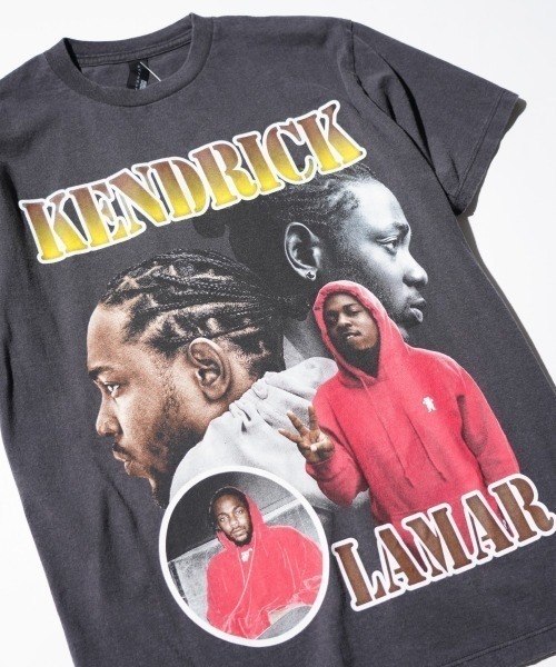 THRIFTY LOOK(スリフティールック)の「THRIFTY LOOK スリフティルック / THRIFTY"KENDRICK LAMAR"TEE ケンドリック・ラマー(Tシャツ/カットソー・メンズ・ブラック系1/ブラック/ブラック系2・MEDIUM/LARGE/X-LARGE)」の19枚目の写真