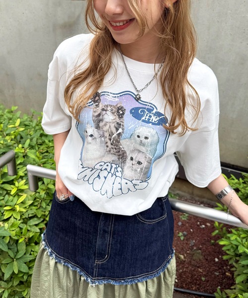 DOUBLE NAME（ダブルネーム）の「DOG and CAT Band TourTEE/ユニ