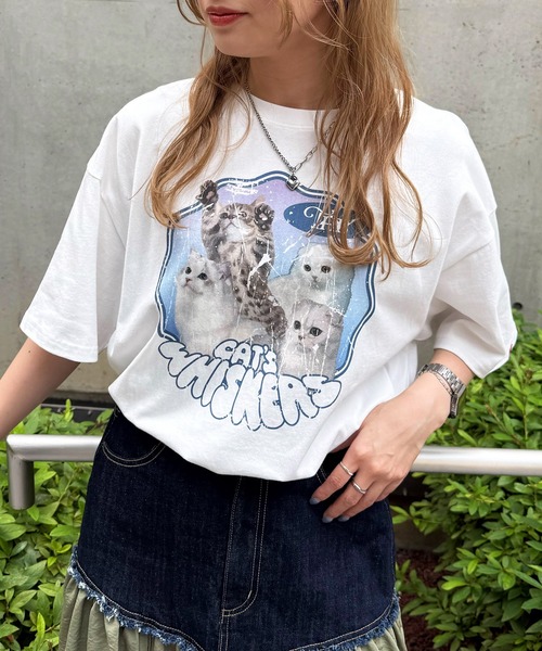 デイビット・トゥルー、MEMORY、海外版超希少レゾネ、新品額装付 DOUBLE NAME（ダブルネーム）の「DOG and CAT Band TourTEE/ユニ