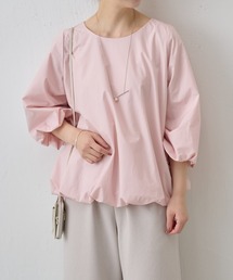 BEARDSLEY ピンク 長袖シャツ　新品　未使用 BEARDSLEY リネンバンドカラーオーバーシャツ ピンク 美品