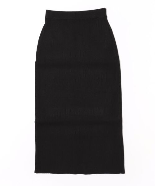 INTERPLANET(インタープラネット)の「ニットリブナロースカート(スカート・レディース・オフホワイト/レッド/ブラウン/ブラック・FREE)」の11枚目の写真