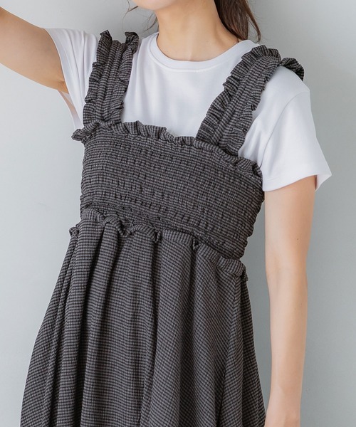 coca（coca）（コカ）の「クレープシャーリングワンピース（ワンピース・レディース・ブラック/ライトベージュ/A・S/M/L）」の21枚目の写真