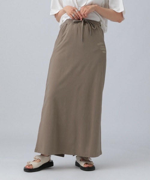 LEPSIM（レプシィム）の「ロゴプリントスカート　459734（スカート・レディース・ブラウン/チャコールグレー/グレー・FREE）」の22枚目の写真