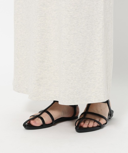 LEPSIM（レプシィム）の「ロゴプリントスカート　459734（スカート・レディース・ブラウン/チャコールグレー/グレー・FREE）」の9枚目の写真