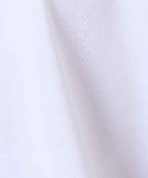 DOUBLE STANDARD CLOTHING（ダブルスタンダードクロージング）の「スーピマコットン レザー刺繍Tシャツ（Tシャツ/カットソー・レディース・ブラウン/オフホワイト・FREE）」の12枚目の写真