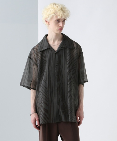 【YUMA TAKAHASHI × HARE】BIGカラーシアーシャツ セール】【YUMA TAKAHASHI×HARE】BIGカラーシアーシャツ(HARE