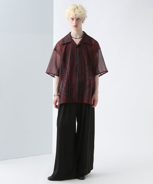 セール】【YUMA TAKAHASHI×HARE】BIGカラーシアーシャツ(HARE)（シャツ