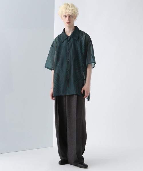 【YUMA TAKAHASHI × HARE】BIGカラーシアーシャツ セール】【YUMA TAKAHASHI×HARE】BIGカラーシアーシャツ(HARE