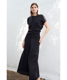 ワンピース Estella.K Dion Pleated Dress-IVO- Estella.K｜エステラケーのワンピース/ドレス（プリーツ）通販 - ZOZOTOWN