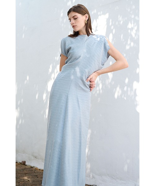 Dion Pleated Dress ワッシャープリーツドルマンドレス（ワンピース
