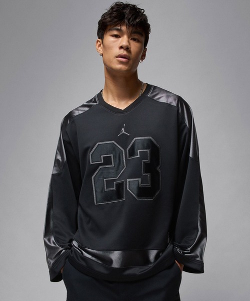 JORDAN BRAND（ジョーダンブランド）の「JORDAN BRAND M J BRK CLGTE HOCKEY JSY / ジョーダン ブランド ジョーダン BRK CLGTE HOCKEY JSY L/S トップ / NIKE【SP】（ジャージ・メンズ・ブラック/アイボリー/ブルー・S/M/L/XL/XXL）」の3枚目の写真
