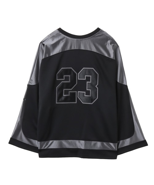 JORDAN BRAND（ジョーダンブランド）の「JORDAN BRAND M J BRK CLGTE HOCKEY JSY / ジョーダン ブランド ジョーダン BRK CLGTE HOCKEY JSY L/S トップ / NIKE【SP】（ジャージ・メンズ・ブラック/アイボリー/ブルー・S/M/L/XL/XXL）」の8枚目の写真