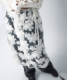 JOURNAL STANDARD（ジャーナルスタンダード）の「《追加》【TOLIGHT×JOURNALSTANDARD】 フラワーモチーフラップスカート（スカート）」