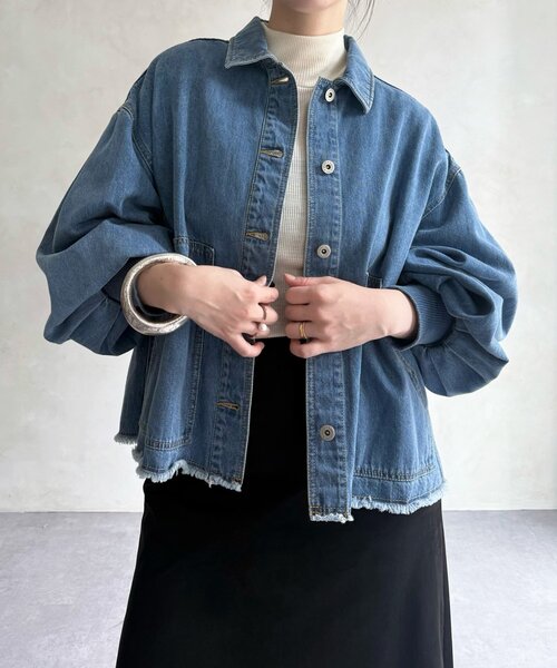 セール】袖リブGジャン《FRIPIER》（デニムジャケット）｜BEARDSLEY