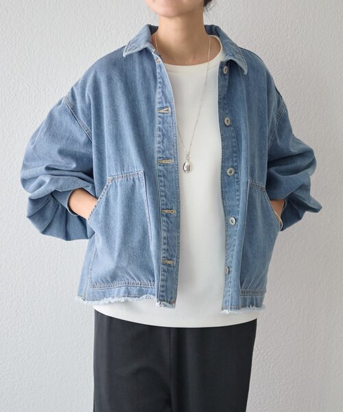 セール】袖リブGジャン《FRIPIER》（デニムジャケット）｜BEARDSLEY